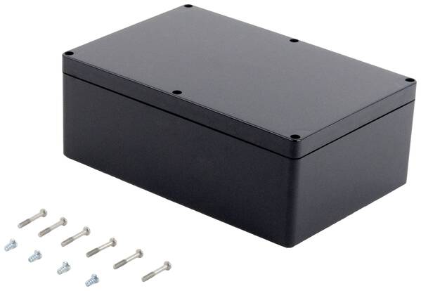 TRU COMPONENTS KST 2401 03240200.H Industrie-Gehäuse 240 x 160 x 90 ABS Schiefer-Grau 1 St.