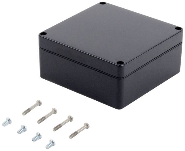 TRU COMPONENTS KST 217 03217000.H Industrie-Gehäuse 122 x 120 x 55 ABS Schiefer-Grau 1 St.