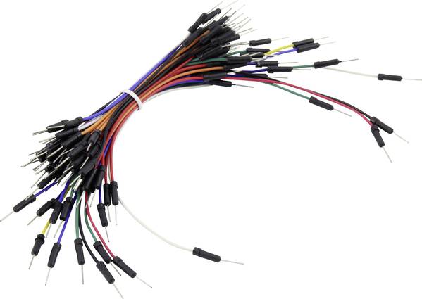 TRU COMPONENTS 98001c421 Steckbrücken-Set Bunt Polzahl Gesamt 1 75 Teile