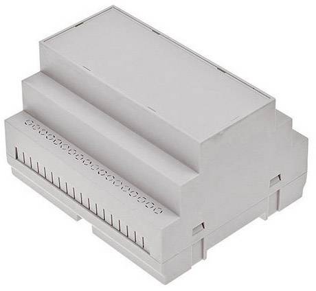 TRU COMPONENTS TC-7910828 Hutschienen-Gehäuse 65 x 90 x 105 ABS-V0 Grau 1 St.