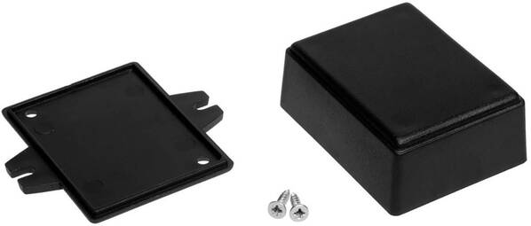 TRU COMPONENTS TC-7910920 Flansch-Gehäuse 65 x 49 x 28 ABS Schwarz 1 St.