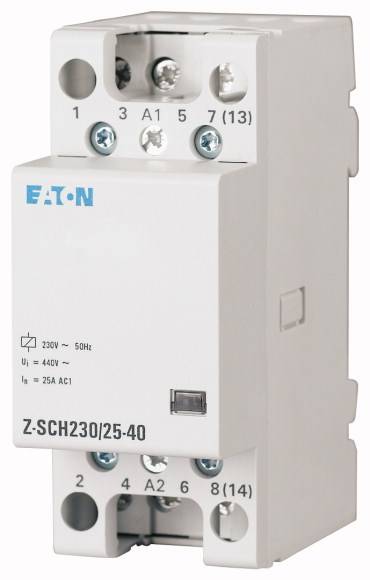 Eaton Z-SCH24/25-22 Installationsschütz Nennspannung: 24 V/AC Schaltstrom (max.): 25 A 2 Schließer, 2 Öffner 1 St.