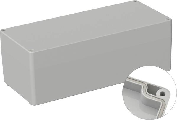 TRU COMPONENTS TC-9065708 Industrie-Gehäuse 340 x 150 x 120 ABS Lichtgrau (RAL 7035) 1 St.