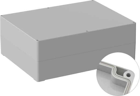 TRU COMPONENTS TC-9065728 Industrie-Gehäuse 300 x 230 x 110 ABS Lichtgrau (RAL 7035) 1 St.