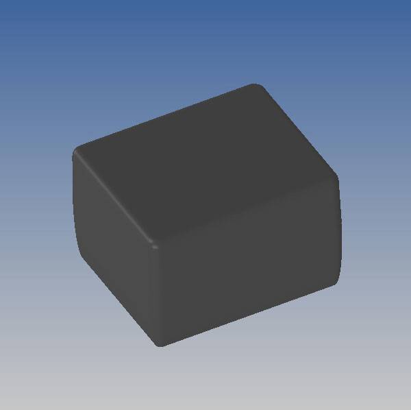 TEKO SR25-DB.9 Universal-Gehäuse 76 x 63.5 x 48 ABS Schwarz 1 St.
