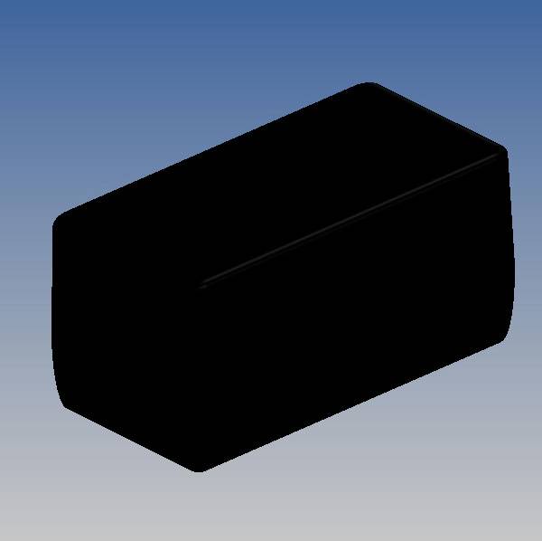 TEKO SR37-DB.9 Universal-Gehäuse 128 x 63.5 x 63 ABS Schwarz 1 St.