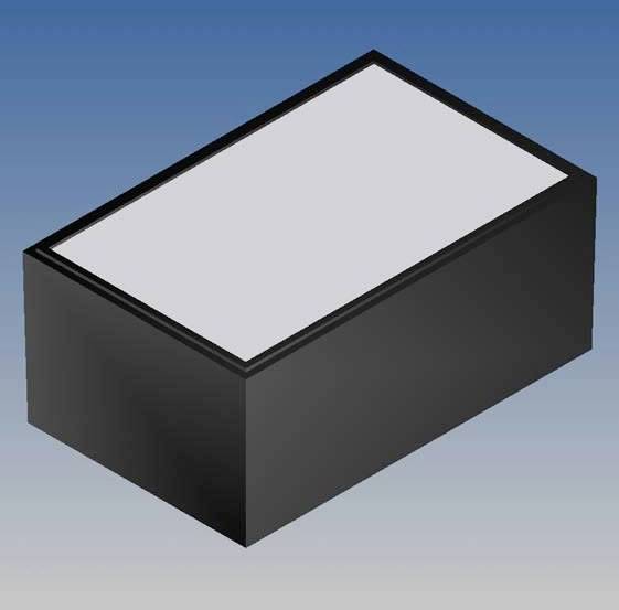 TEKO 152/P.9 Universal-Gehäuse 110 x 70 x 48.9 Aluminium, ABS Schwarz 1 St.