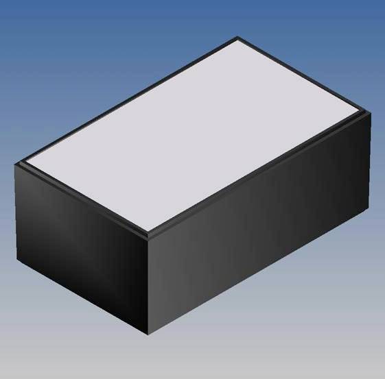 TEKO 153/P.9 Universal-Gehäuse 160 x 96 x 63.2 Aluminium, ABS Schwarz 1 St.