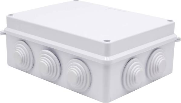 TRU COMPONENTS TC-RA 200x155x80 TC-10239056 Installations-Gehäuse ABS Kunststoff Weiß 1 St.
