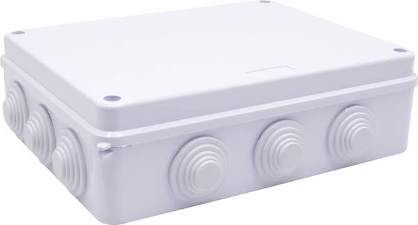 TRU COMPONENTS TC-RA 255x200x80 TC-10239064 Installations-Gehäuse ABS Kunststoff Weiß 1 St.