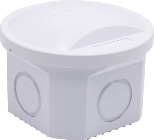 TRU COMPONENTS TC-RB 80x50 TC-10239084 Installations-Gehäuse ABS Kunststoff Weiß 1 St.