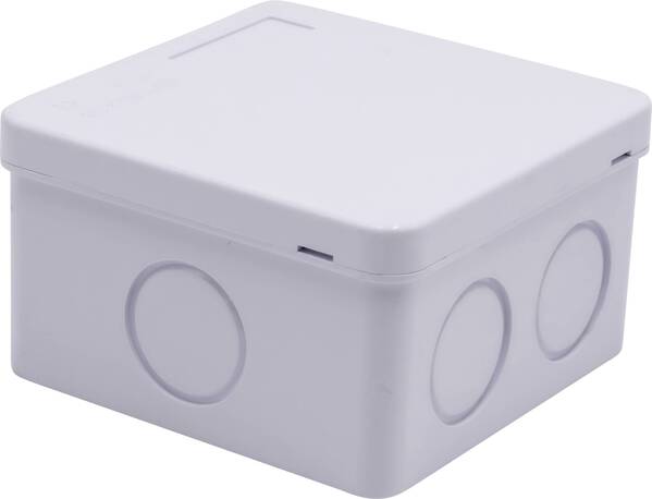 TRU COMPONENTS TC-RB 85x85x50 TC-10239088 Installations-Gehäuse ABS Kunststoff Weiß 1 St.