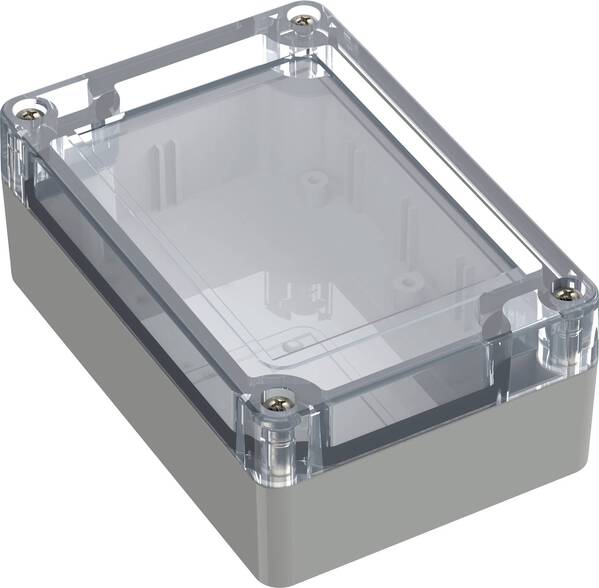 TRU COMPONENTS TC-10860468 Universal-Gehäuse 105 x 70 x 40 ABS-PC Lichtgrau 1 St.