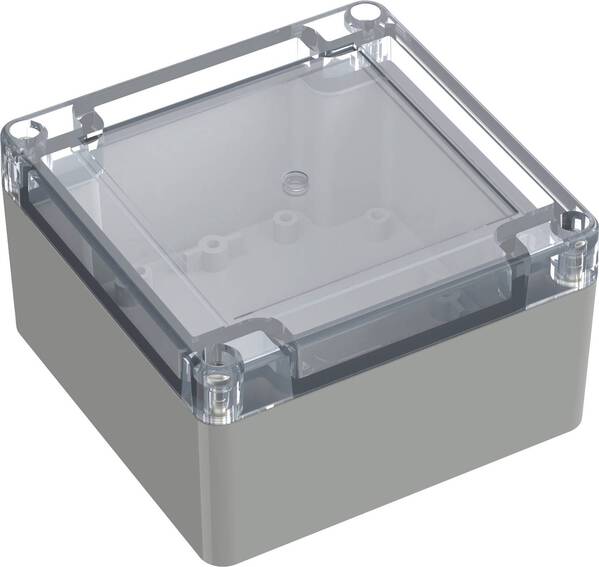 TRU COMPONENTS TC-10860524 Universal-Gehäuse 105 x 105 x 60.10 ABS-PC Lichtgrau 1 St.