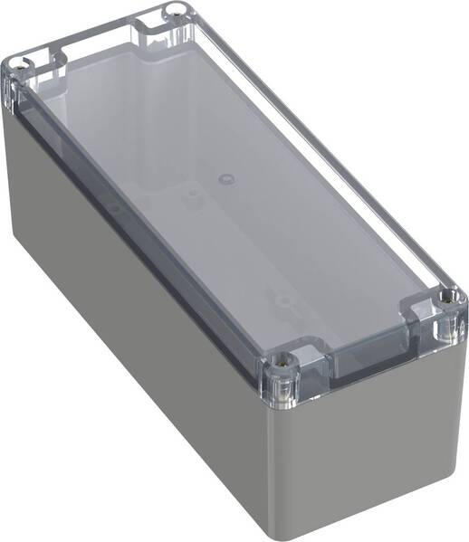 TRU COMPONENTS TC-10860956 Universal-Gehäuse 191.80 x 75.10 x 75.30 Polycarbonat Lichtgrau 1 St.