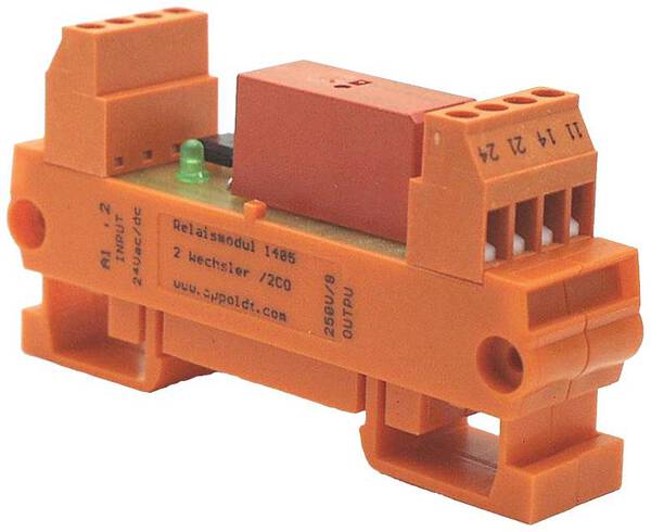 Appoldt RM-2W 230V Koppelrelais Nennspannung: 230 V/AC Schaltstrom (max.): 16 A 2 Wechsler 1 St.