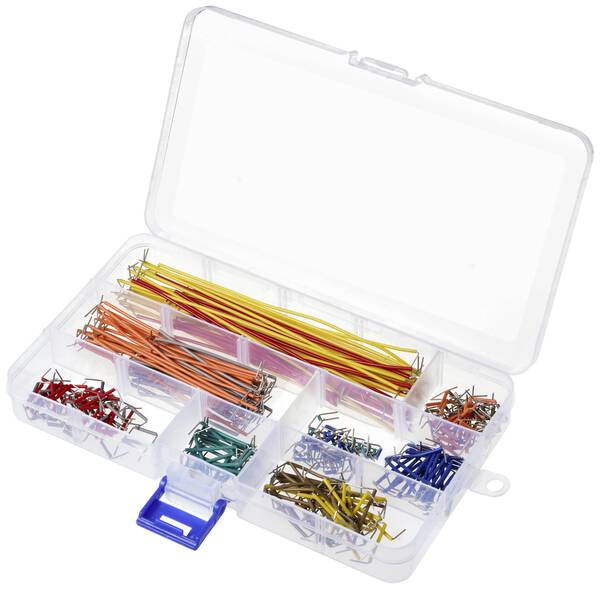 TRU COMPONENTS Steckbrücken-Set (L x B x H) 172 x 100 x 22 mm 350 St.