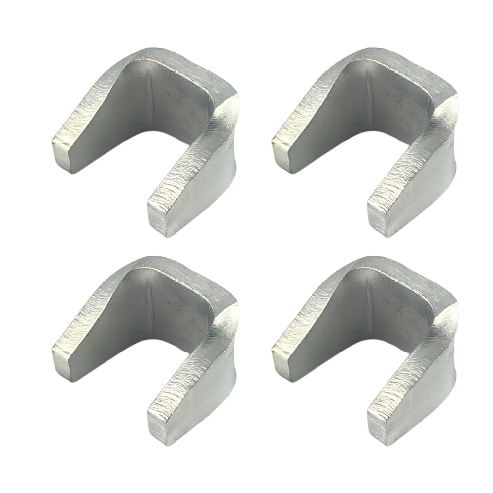 4er Set Adapter für runde Spannklauen