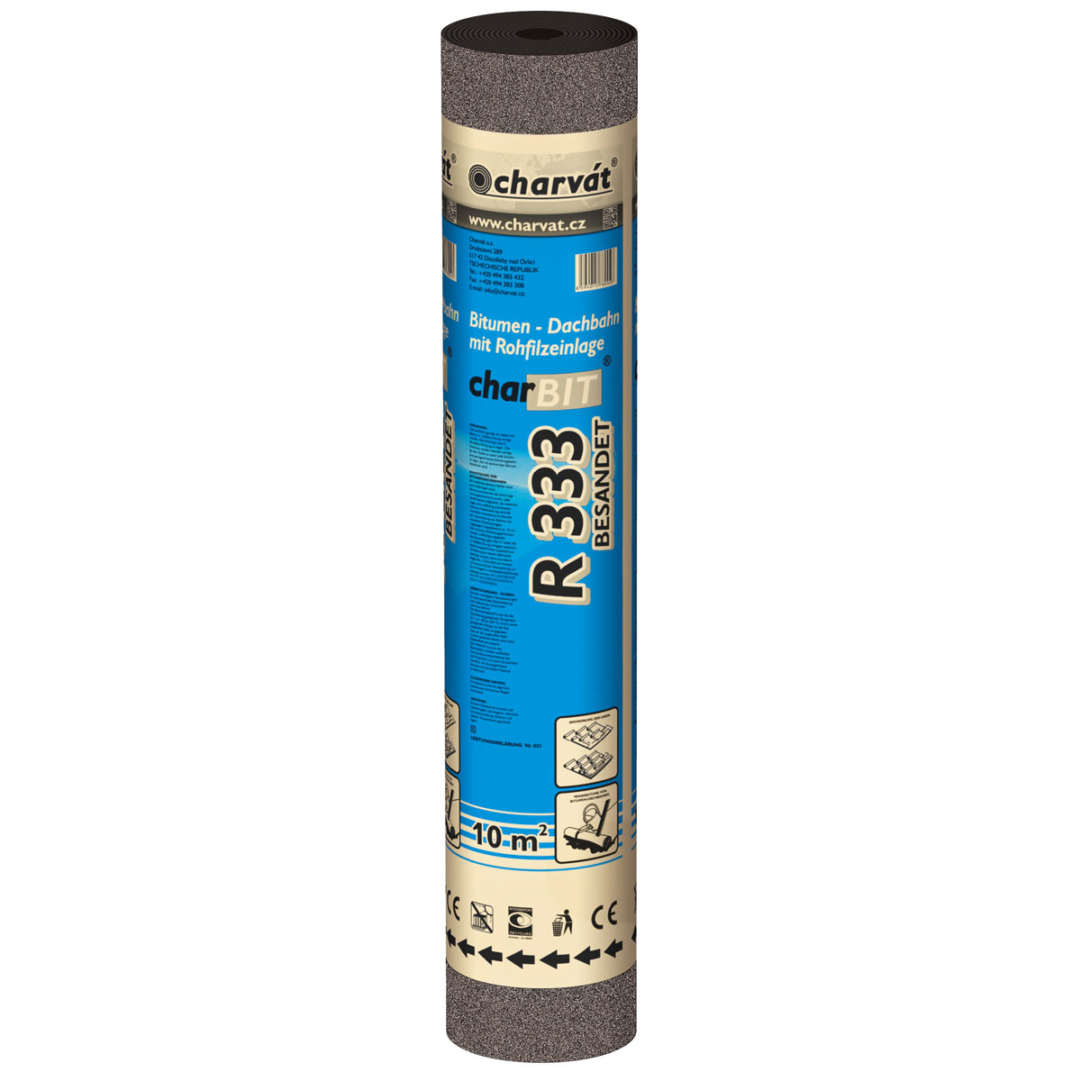 Dachpappe charBIT R333 besandet 10 m | 110060