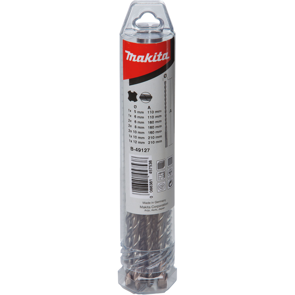 Makita Bohrer-Set SDS-Plus 10-teilig | 110266