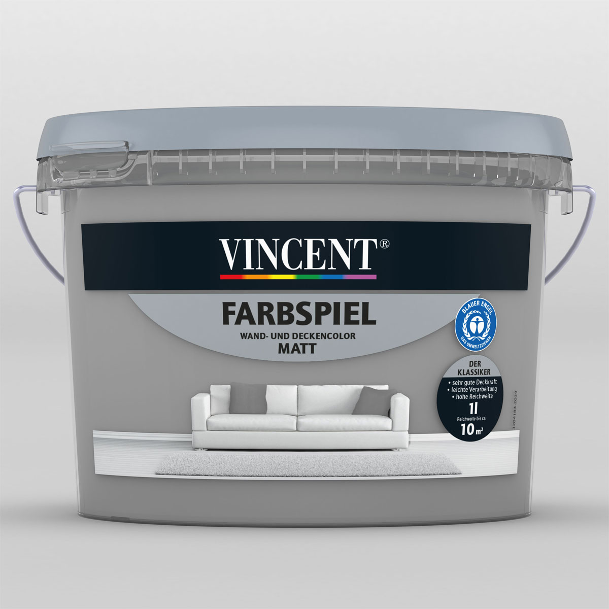 Vincent Farbspiel Beton matt 1 L | 1 | 111257