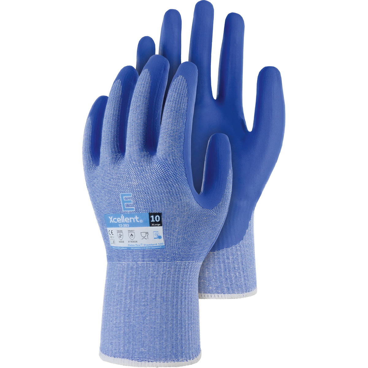 Triuso Handschuh mit Nitril-Beschichtung Cut E Stahlfaser | 111811