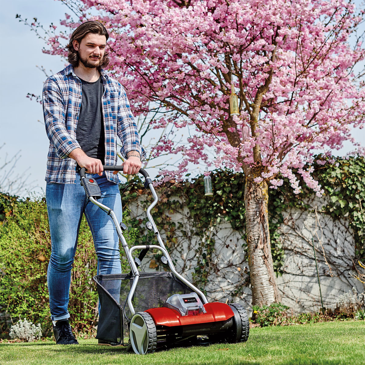 Einhell Akku-Spindelmäher GE-HM 18/38 Li-Solo | 112336