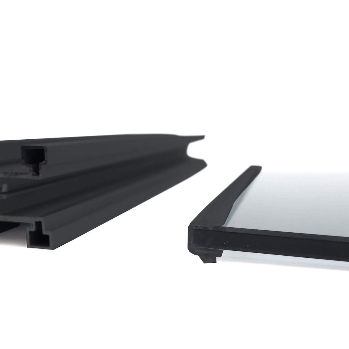 Hibitaro  Glasdichtung für 4 mm Glasfüllungen 6 Meter Länge Schwarz | 112821
