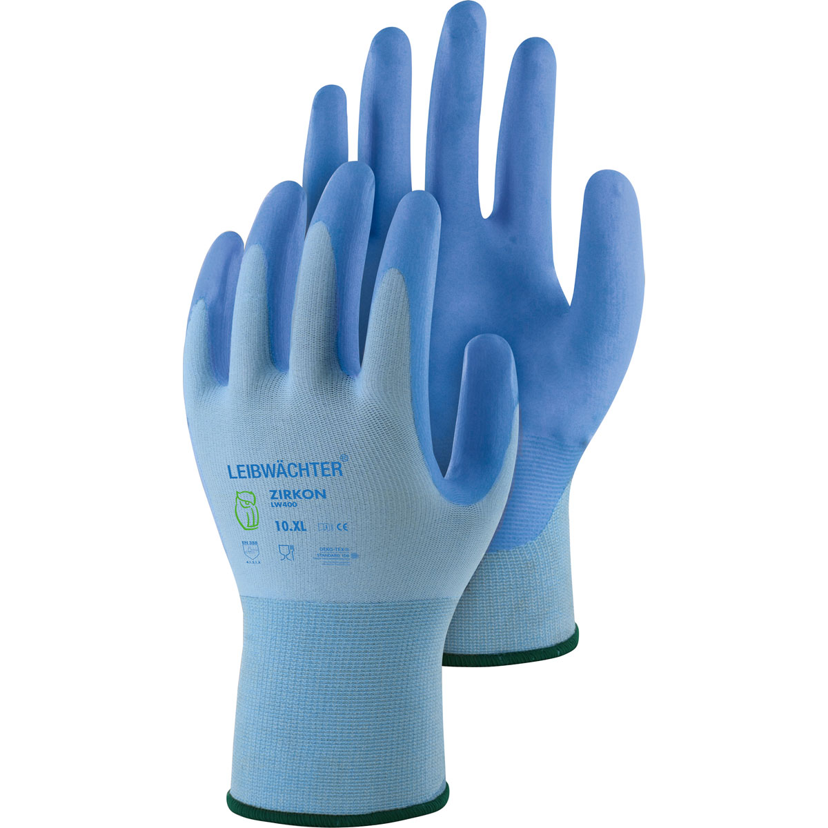 Triuso Handschuh Zirkon mit Hybrid-PU-Beschichtung Größe 10 | Gr.10 | 112915