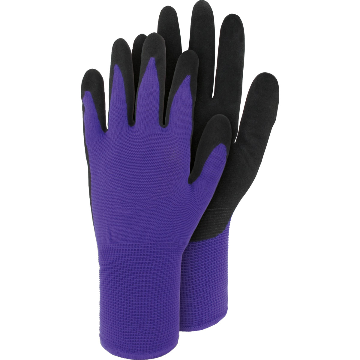 Triuso Garten-Handschuh Viola mit Latex-Beschichtung Größe 9 | Gr.9 | 114243