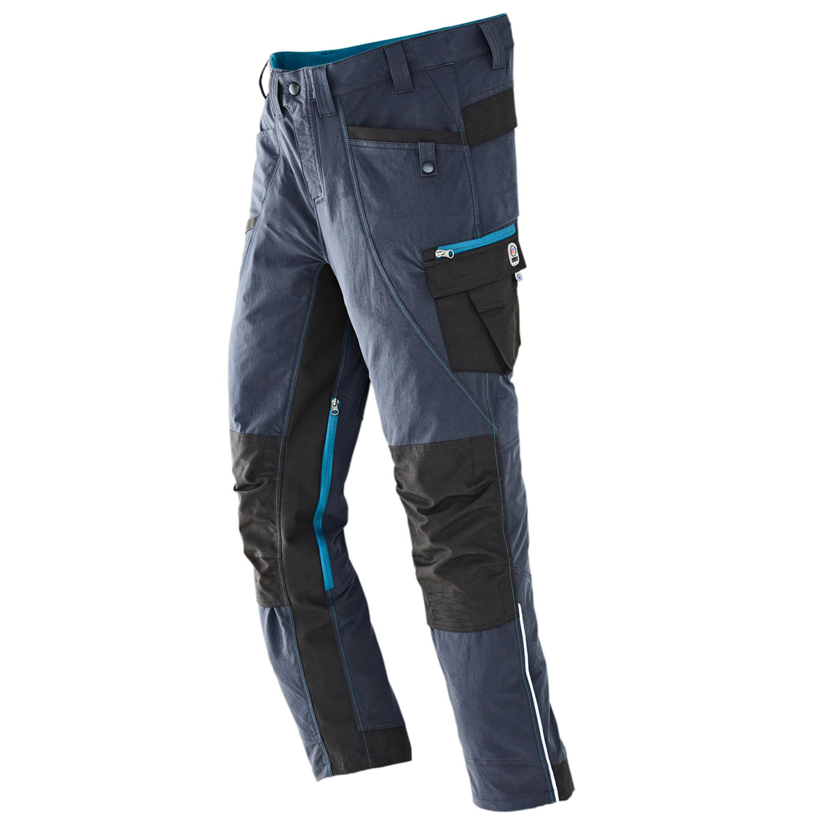 Terrax Workwear Arbeitshose anthrazit/ petrol Größe 48 | Gr. 48 | 115314