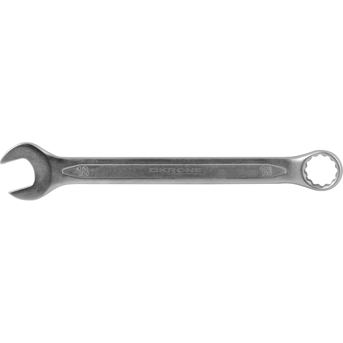 Krone Gabel-Ringschlüssel abgewinkelt 18 mm | 123039