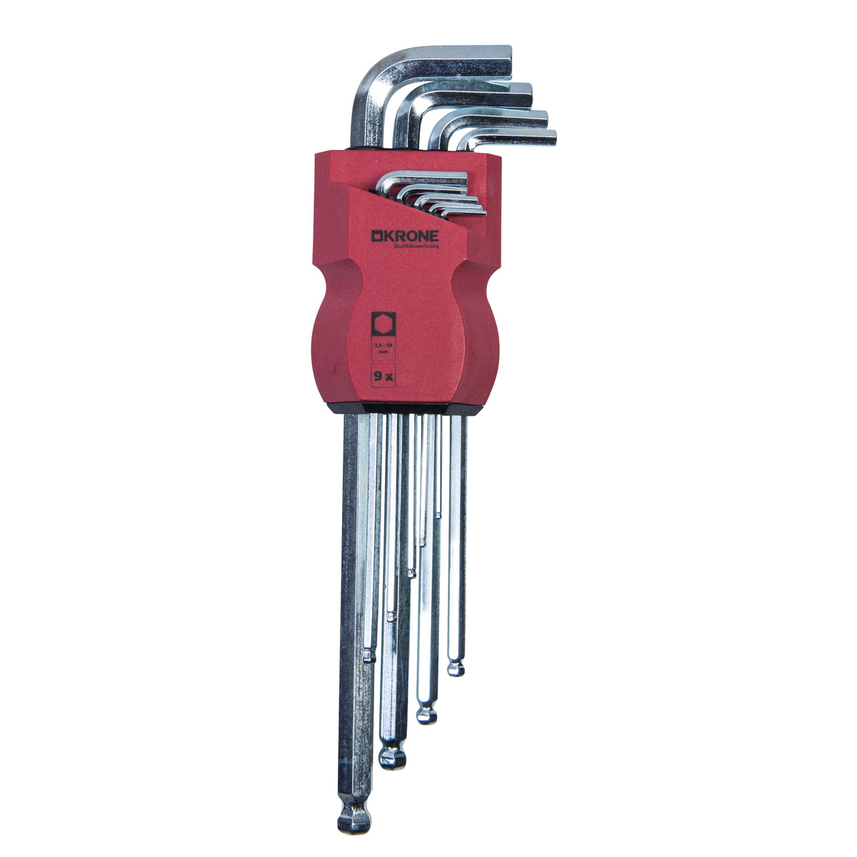 Krone  Stiftschl.satz lang 1,5-10 mm 9 teilig  | 123188