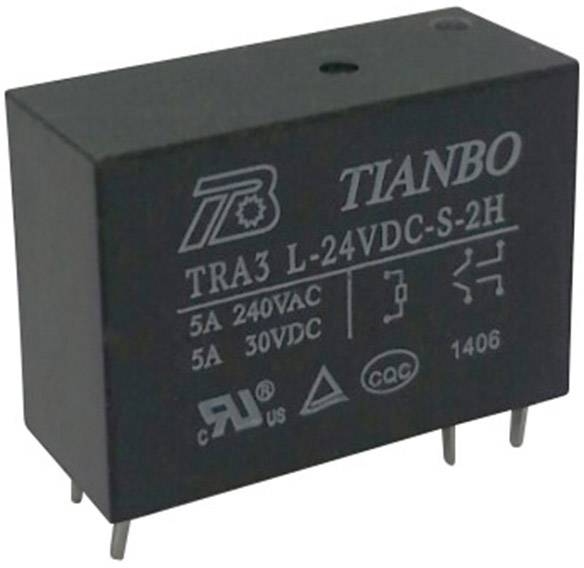 Tianbo Electronics TRA3 L-24VDC-S-2H Printrelais 24 V/DC 8 A 2 Schließer 1 St.