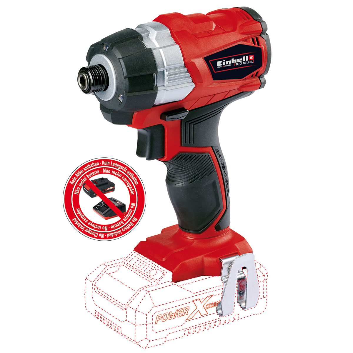 Einhell Akku-Schlagschrauber TE-CI 18 Li Brushless Solo | 137993