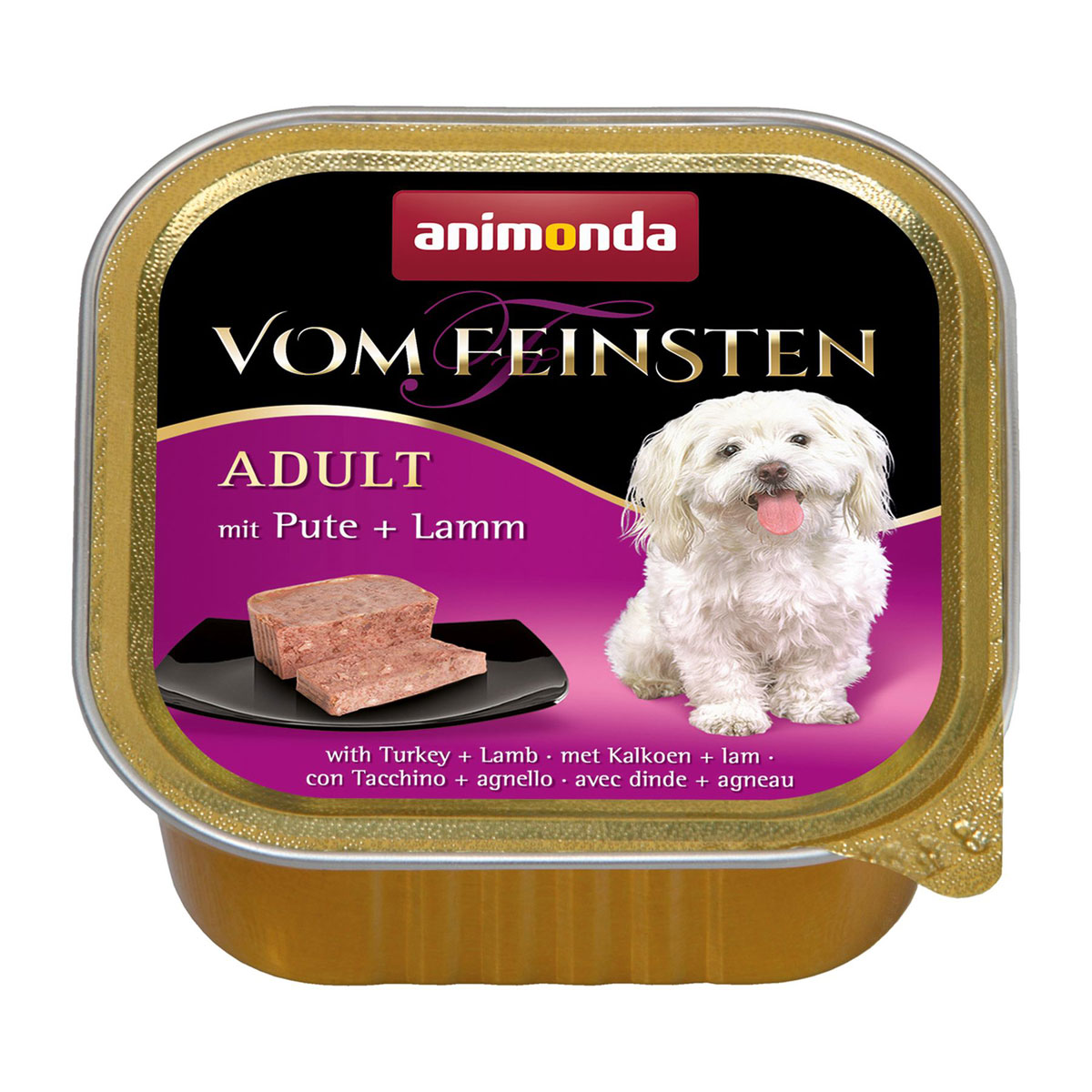 animonda Vom Feinsten  Dog Adult mit Pute Lamm 150g | 14201
