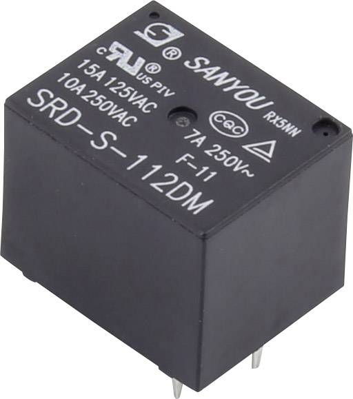 TRU COMPONENTS SRD-S-112DM Printrelais 12 V/DC 15 A 1 Schließer 1 St.
