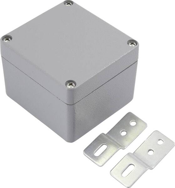TRU COMPONENTS ES-FA2 TC-6649480 Universal-Gehäuse 120 x 80 x 55 Gussaluminium Hellgrau 1 St.