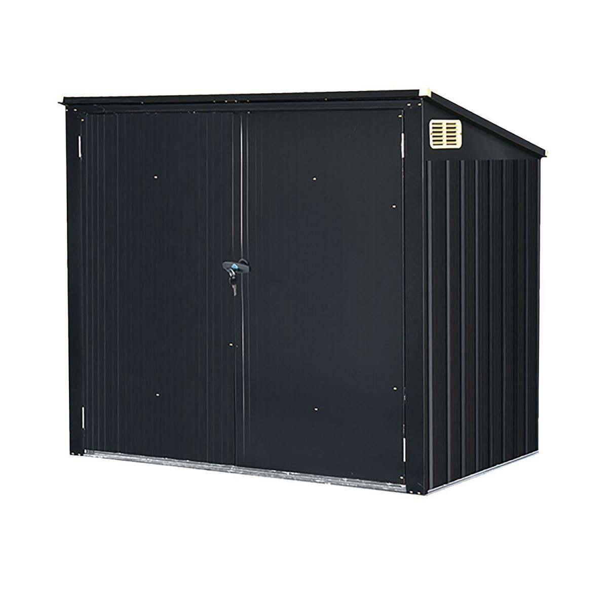 Durabil Mülltonnenbox für 2 x 240 L Metall anthrazit/grau | 214594