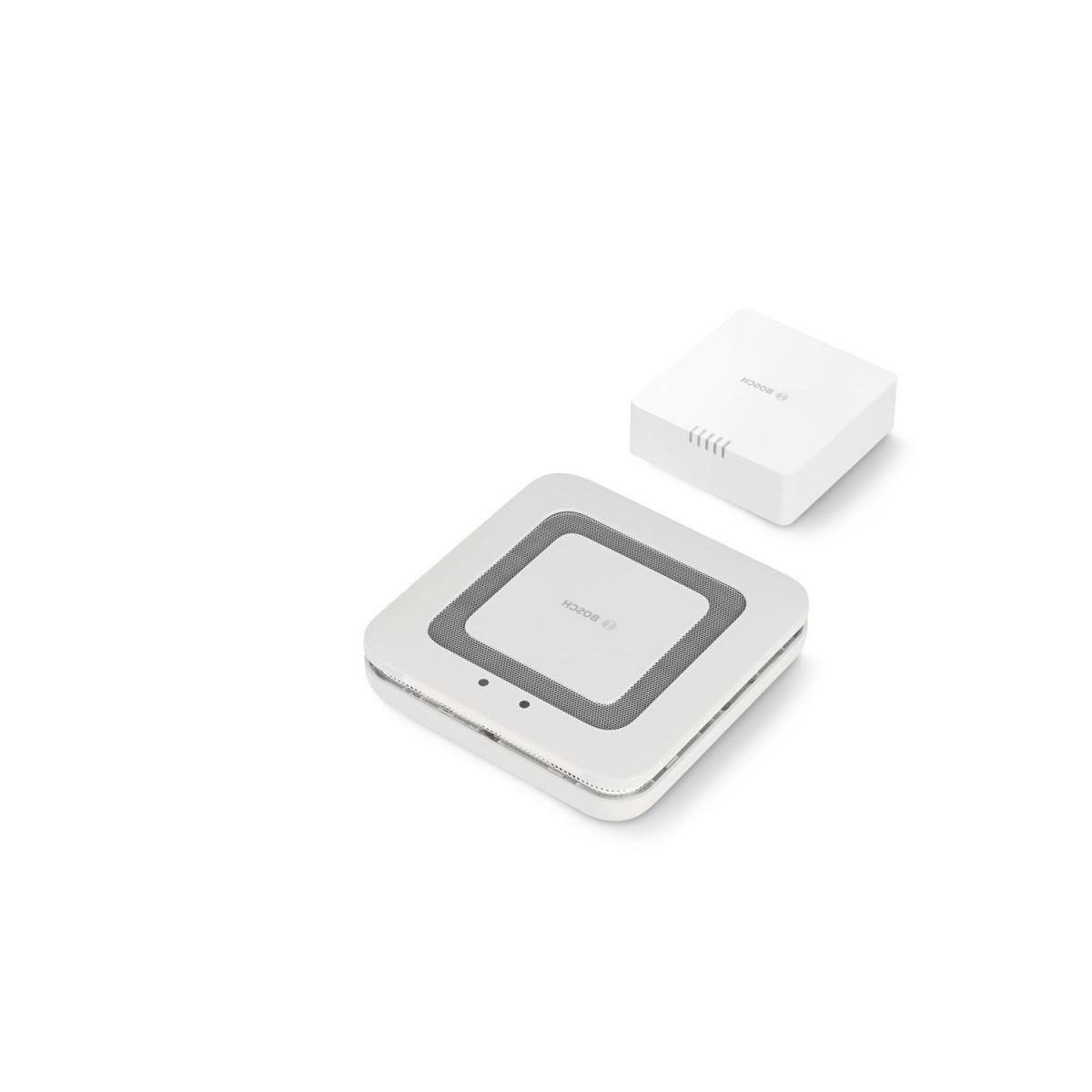 Bosch Professional Smart Home Twinguard Starter Set Rauchmelder und Luftgütesensor mit Gateway | 215367