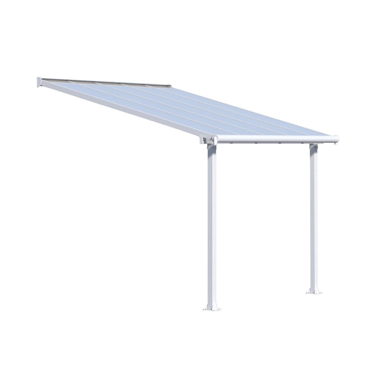 Palram Terrassenüberdachung Olympia 300 x 300 cm weiß | 300x300 | 215727