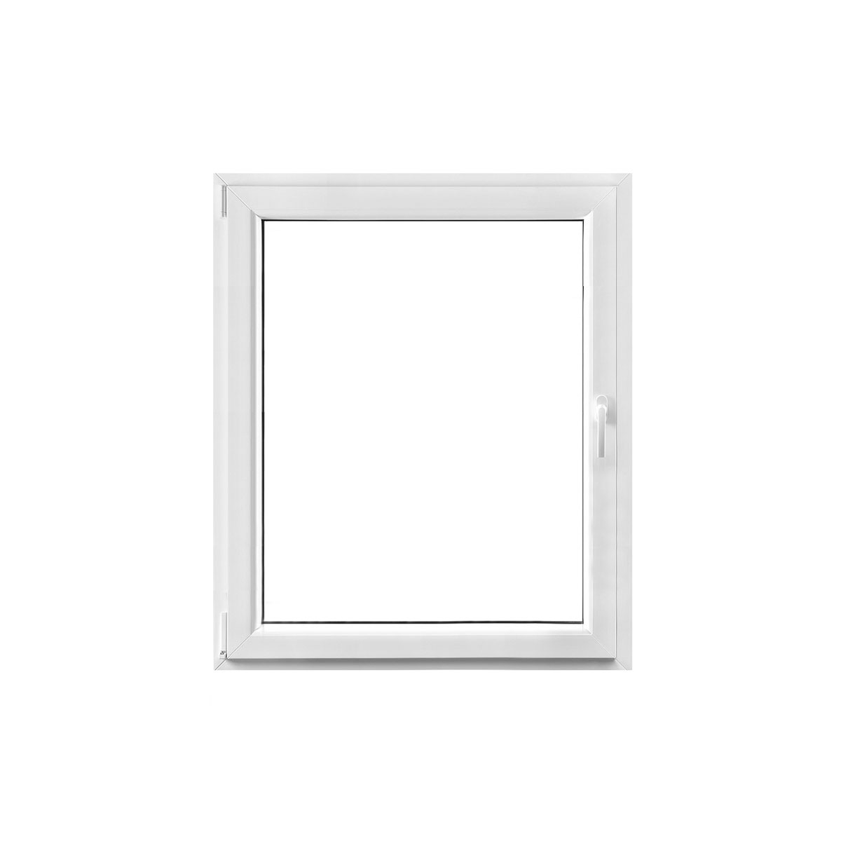 Wärmeschutzfenster Q 71 Premium Serie 3-fach Verglasung weiß 60 x 75 cm | links | 60x75 | 215996