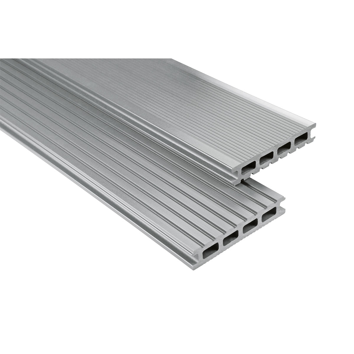 Kovalex WPC-Terrassenpaket matt grau 400 x 495 cm | grau | 400x495 | 218645