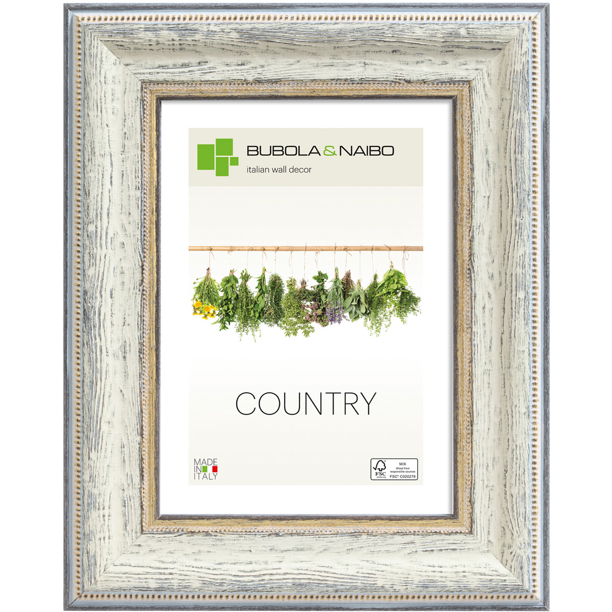 Holzrahmen FABRIANO 40 x 50 cm Weiß | 221586