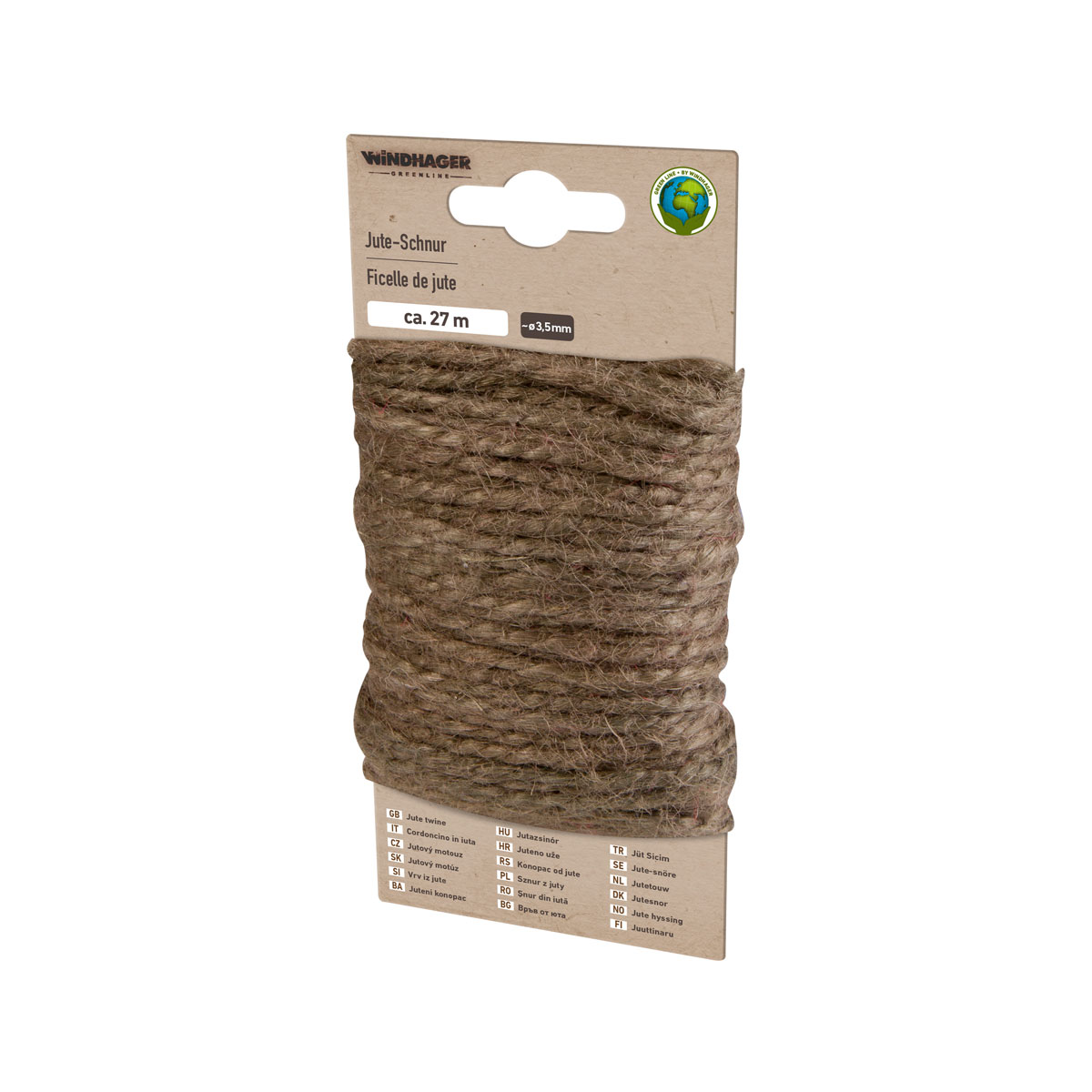 Windhager Jute-Schnur 27m terrabraun | terrabraun | 230745
