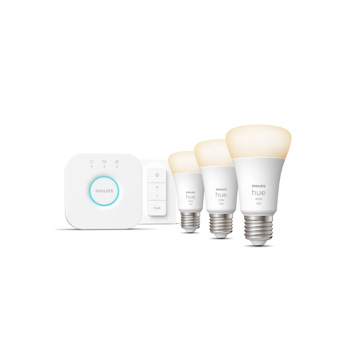 Philips Hue Starter-Set White Ambiance inkl 3 x LED-Lampe E27 und Bridge und Dimmschalter | 236989 – Bild 3