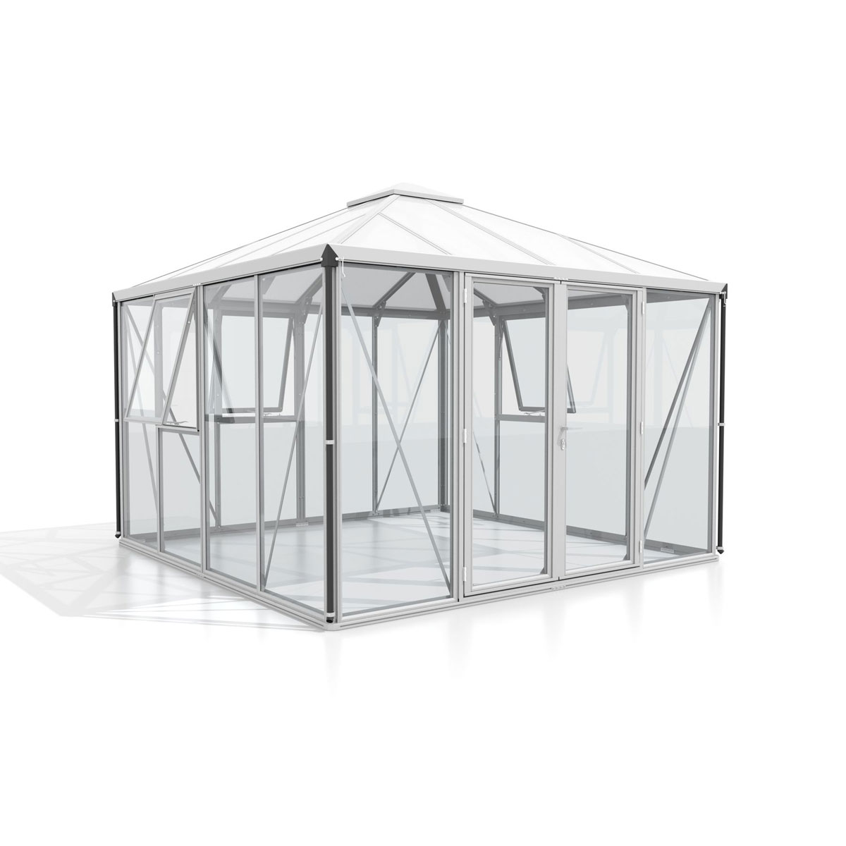 Vitavia Gewächshaus Jack Roof 10m² silber | silber | 239687