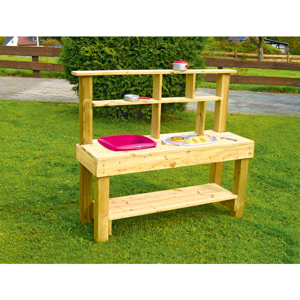 Kinder-Outdoorküche Pia Bausatz 120 x 103 x 40 cm | 239837