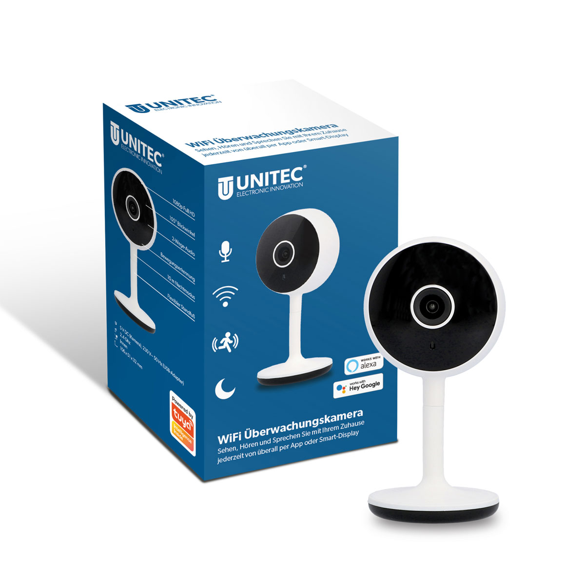 Unitec WIFI Kamera Smart inkl Bewegungssensor Indoor | 247394 – Bild 4