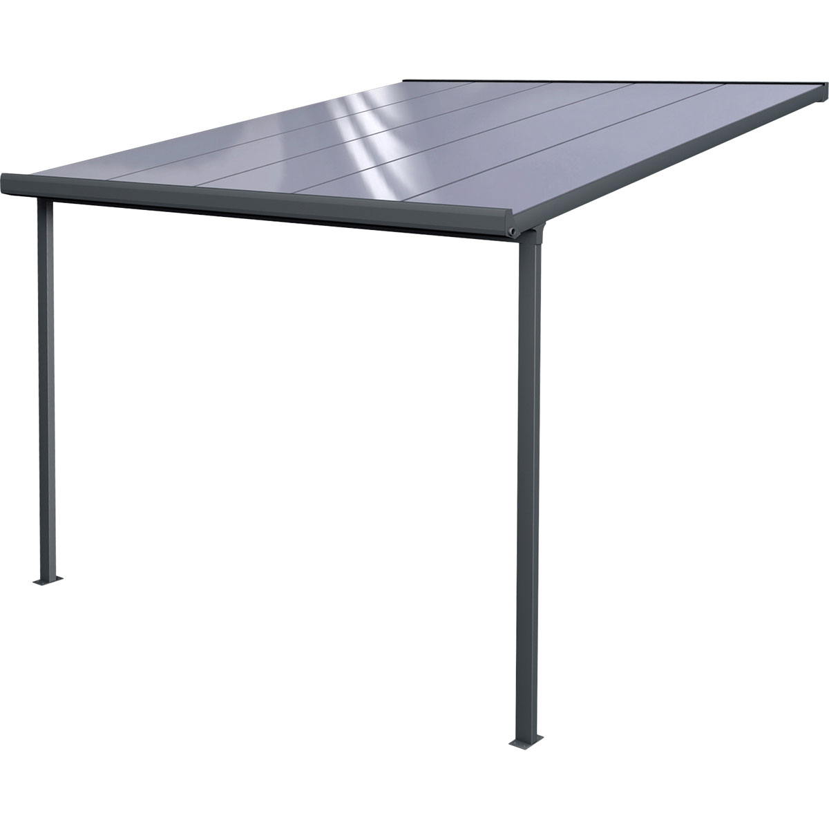 gutta Terrassenüberdachung Standard anthrazit 3,06 x 3,06 m | anthrazit | 248799